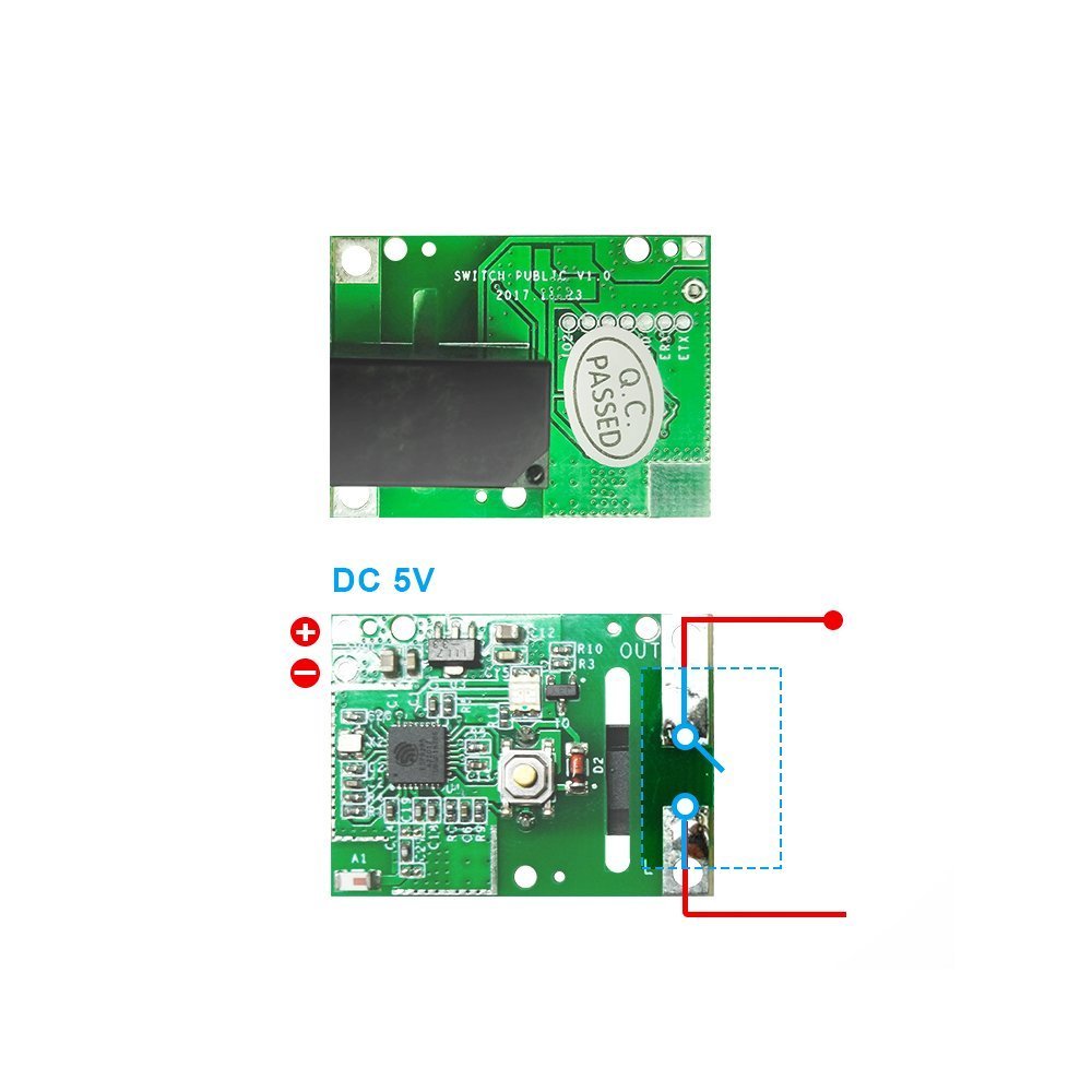 Interruptor WiFi DIY Sonoff 5V