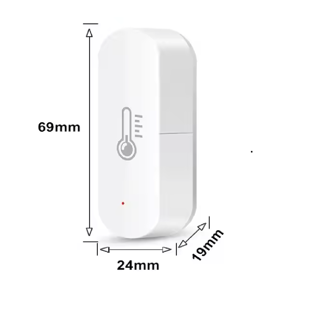 Sensor de Temperatura y Humedad Zigbee – Sonoff Compatible (eWeLink)