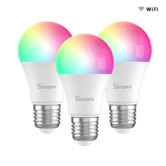 Pack de 3 Ampolletas Wifi LED RGB – Sonoff