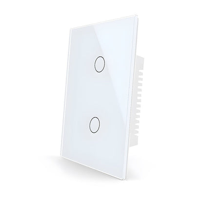 Interruptor Wifi de pared sin Neutro de 2 Canales - Sonoff Compatible