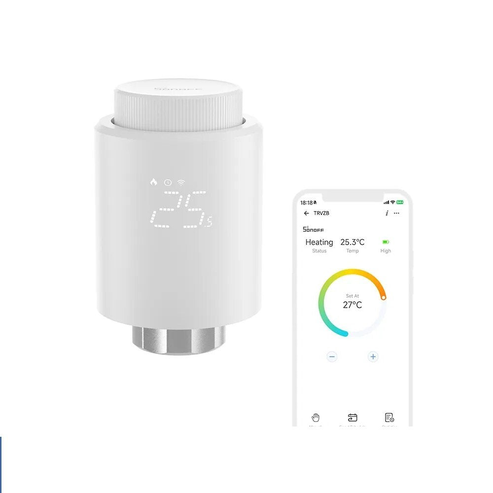 Válvula de Termostato Inteligente Sonoff Zigbee