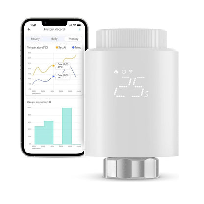 Válvula de Termostato Inteligente Sonoff Zigbee