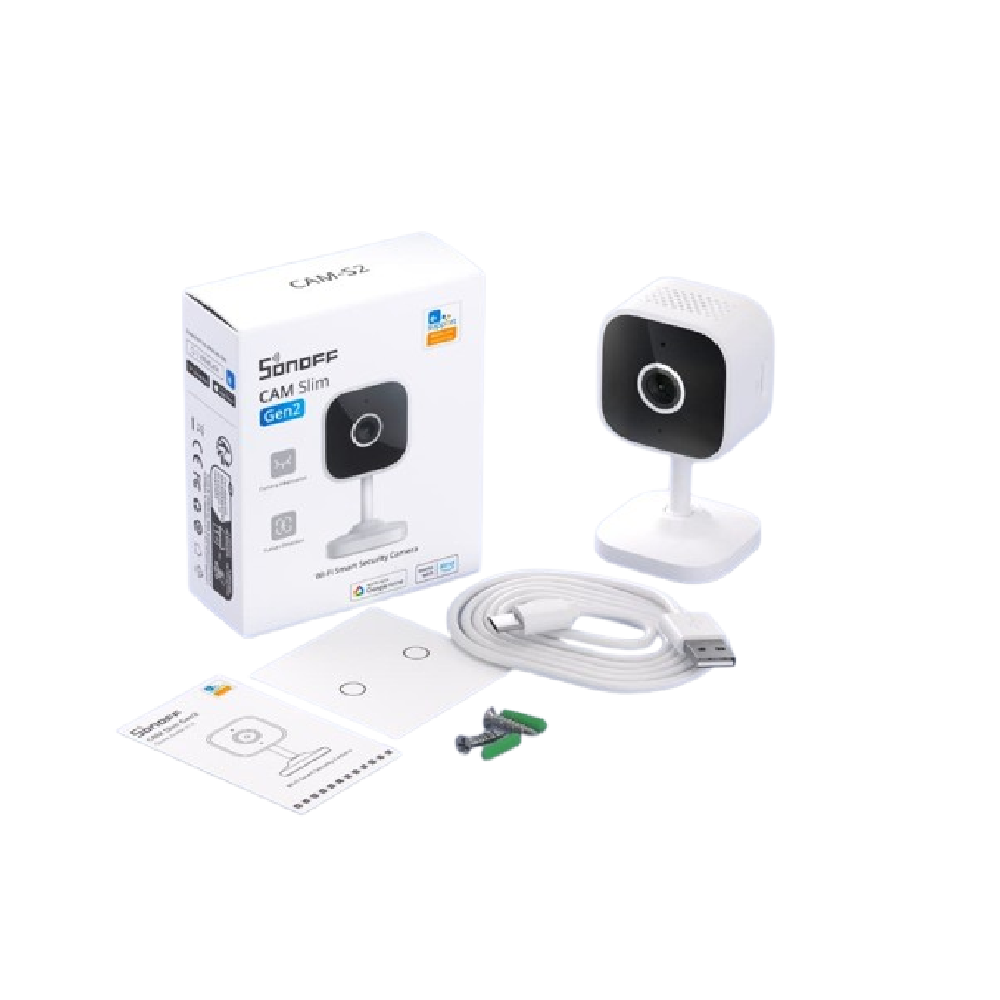 Cámara de Seguridad WiFi Full HD - Sonoff CAM Slim Gen2