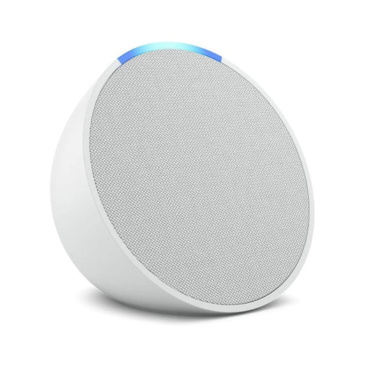 Amazon Echo Pop Glacier White - Parlante Inteligente con Alexa