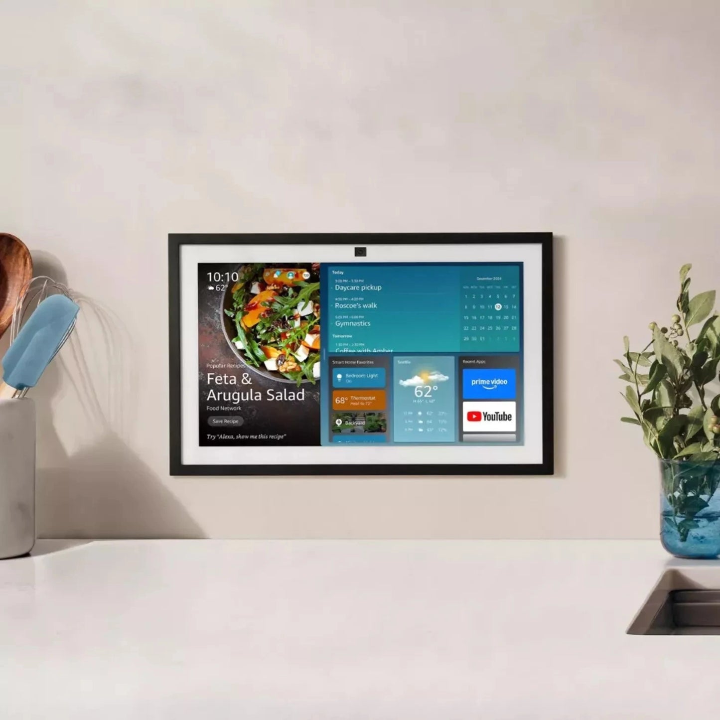 Amazon Echo Show 15 2da Gen - Pantalla Inteligente Full HD 15.6" con Alexa