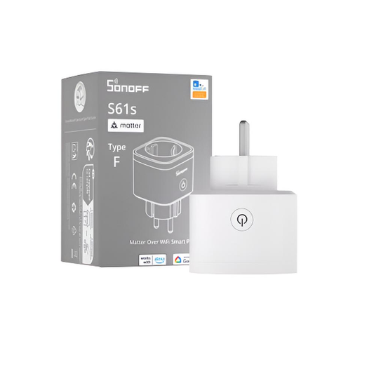 Enchufe Inteligente WiFi con Medición de Energía Sonoff iPlug Gen2 S61 con Matter