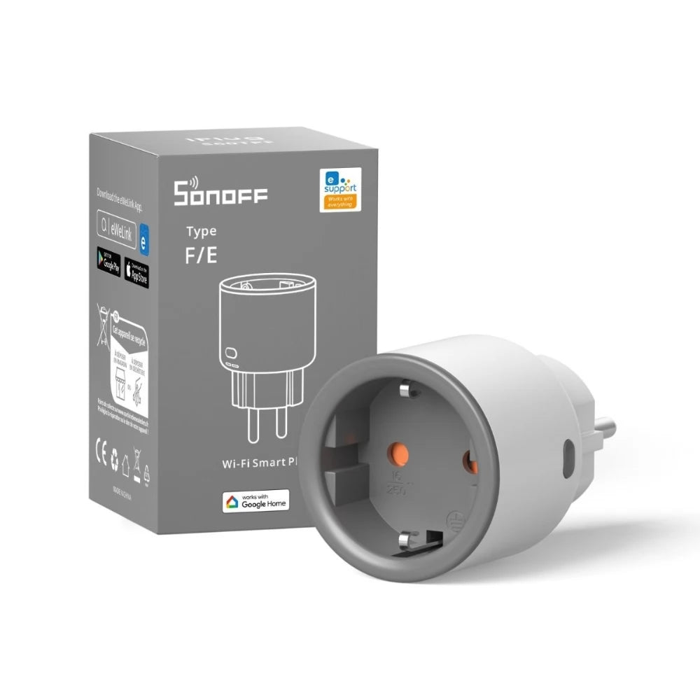Enchufe WiFi con Medición de Energía Sonoff S60 16A