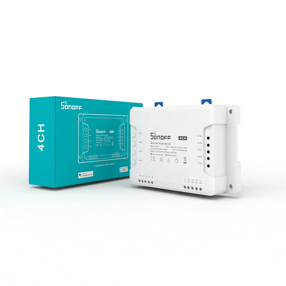 Interruptor WiFi DIY Sonoff 4 Canales R3