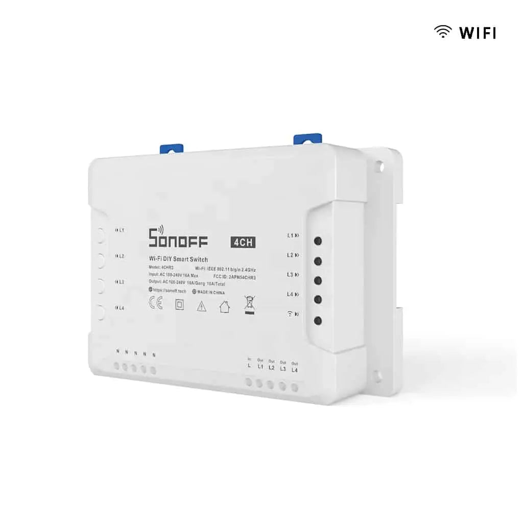 Interruptor WiFi DIY Sonoff 4 Canales R3