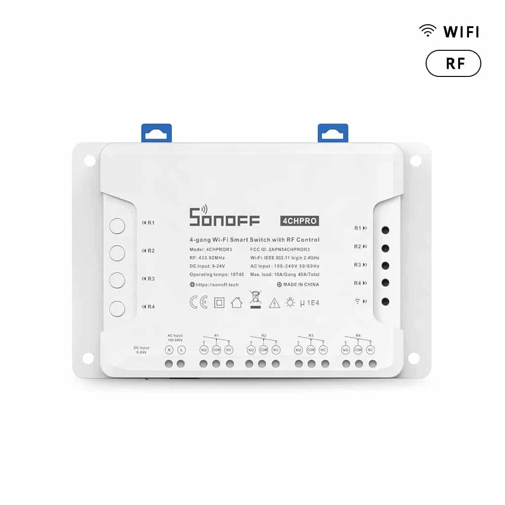 Interruptor WiFi Sonoff 4 Canales PRO R3