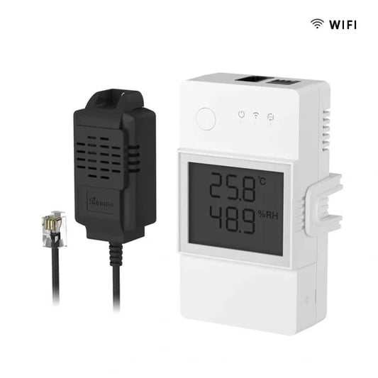 Interruptor WiFi Sonoff TH Elite 20A Monitoreo de temperatura y humedad + THS01