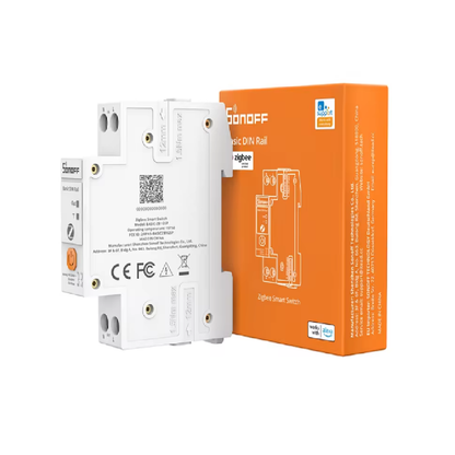 Interruptor Inteligente Zigbee Sonoff BASIC-ZB1GSP 32A Riel DIN Medición de Energía