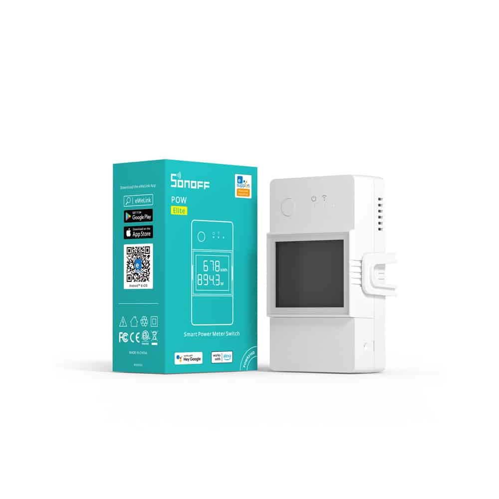 Interruptor Wifi Medidor de Energía Sonoff POW Elite 16A