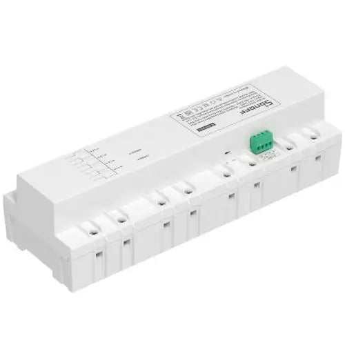 Medidor de Energía Apilable Inteligente 80A total con Protección de Sobre Voltaje Sonoff SPM-4Relay
