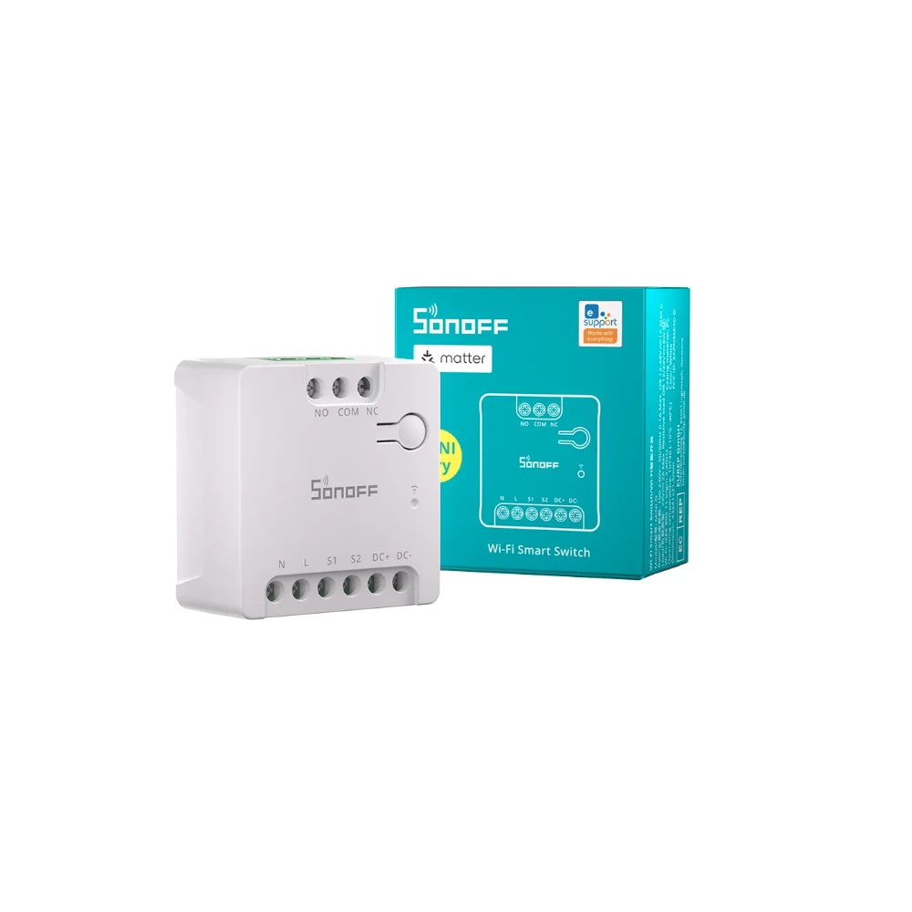 Interruptor WiFi Contacto Seco Sonoff Mini-D (Compatible con Matter)