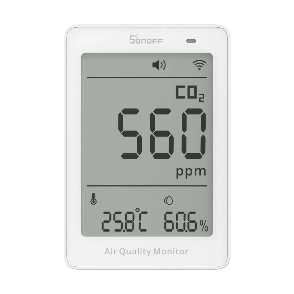 Monitor de Calidad del Aire CO2 WiFi Matter – Sonoff AirGuard SAWF-08P