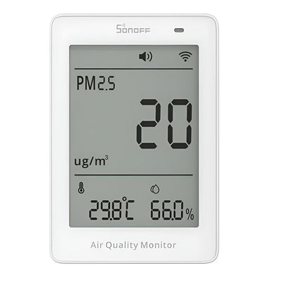 Monitor de Calidad del Aire PM2.5/PM10 WiFi Matter - Sonoff AirGuard SAWF-07P