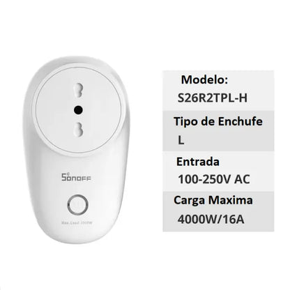 Pack de 3 Enchufe WiFi Sonoff S26 R2 4000W/16A
