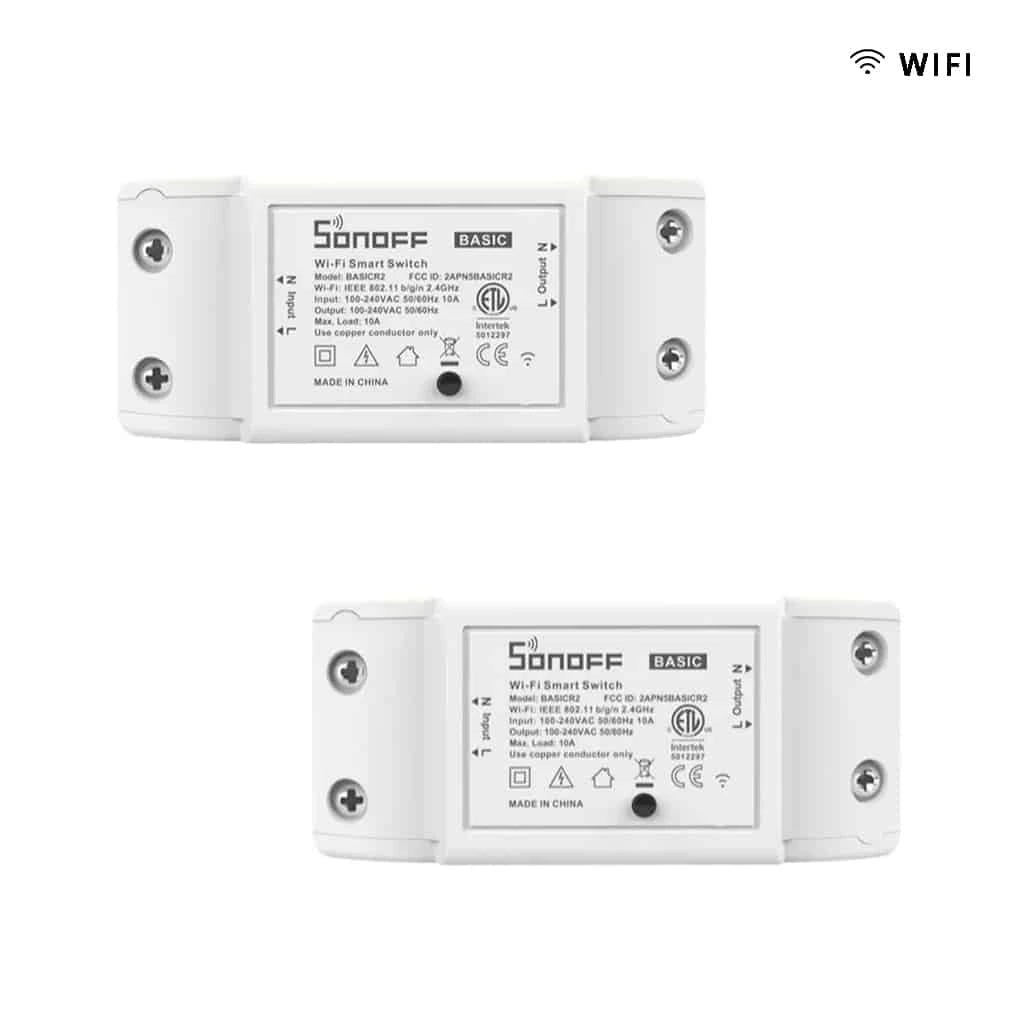Pack de 2 Interruptores WiFi Sonoff Basic R2