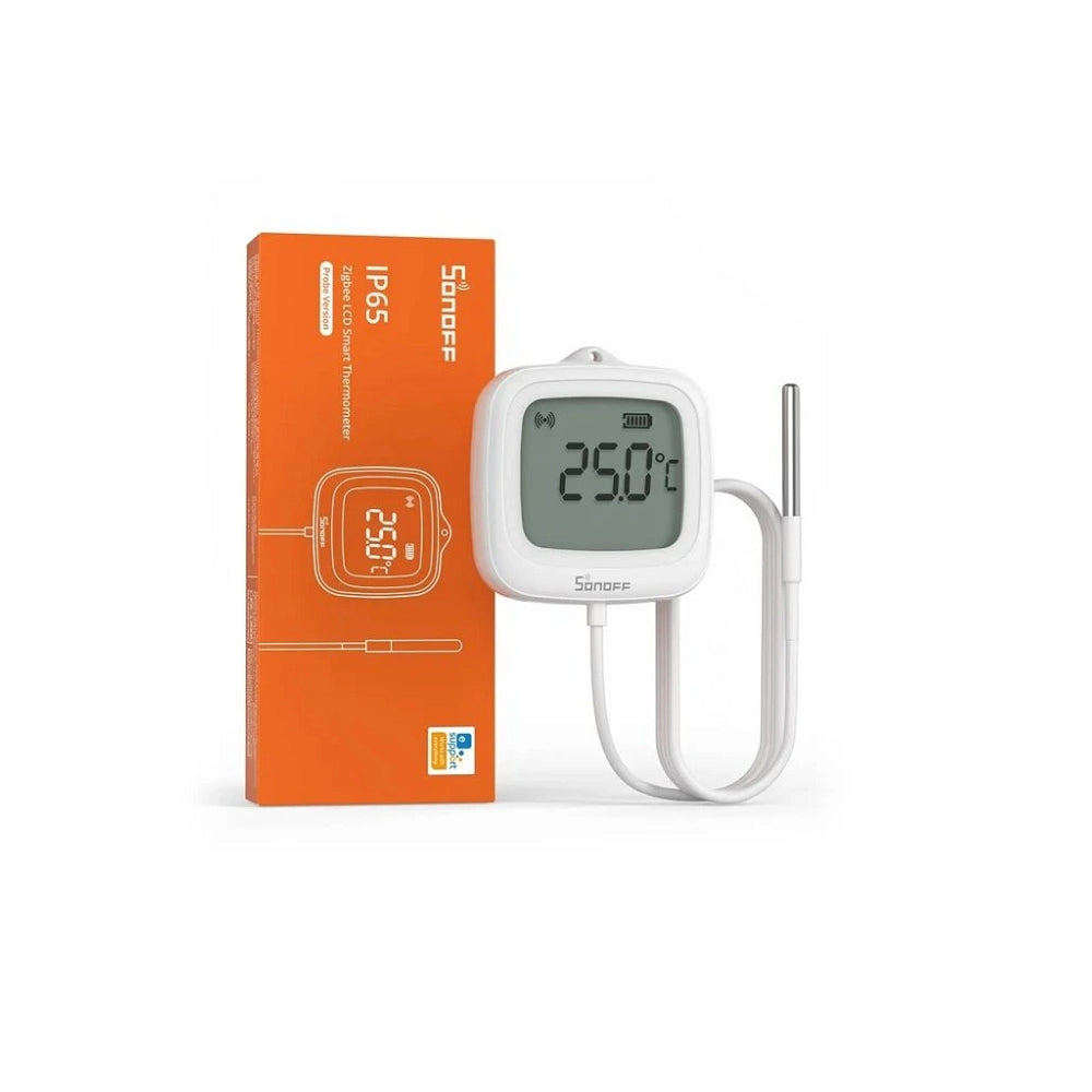Sensor de Temperatura Zigbee LCD IP65 con Sonda - Sonoff SNZB-02LD