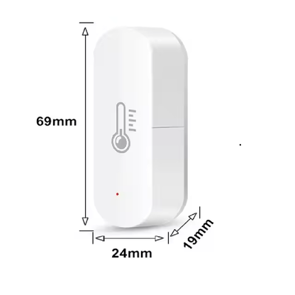 Sensor de Temperatura y Humedad Zigbee – Sonoff Compatible (eWeLink)