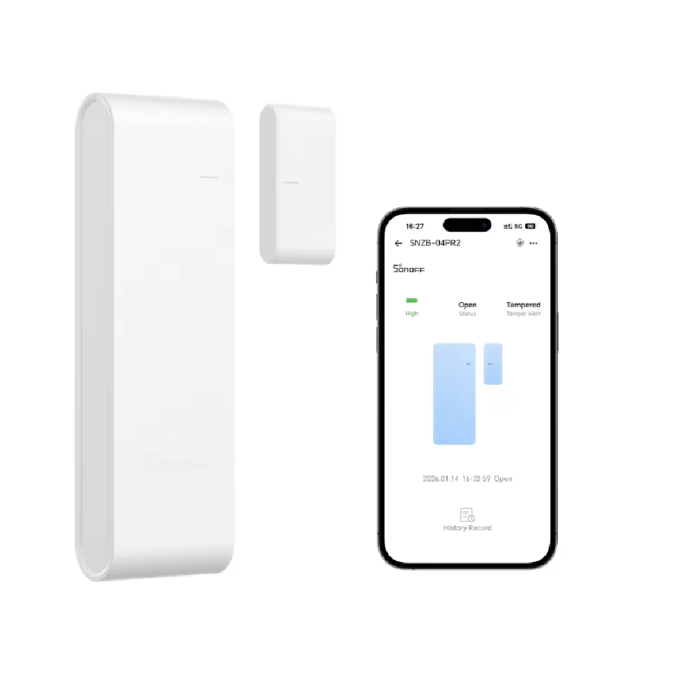 Sensor inteligente de puertas y ventanas SONOFF SenseGuard DW Gen2 Zigbee