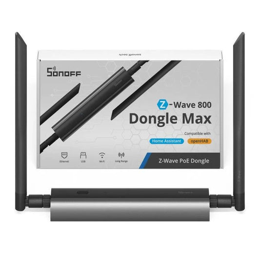 Sonoff Dongle-MZG23 Z-Wave 800 PoE Max – Gateway USB Ethernet WiFi Long Range