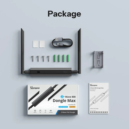 Sonoff Dongle-MZG23 Z-Wave 800 PoE Max – Gateway USB Ethernet WiFi Long Range