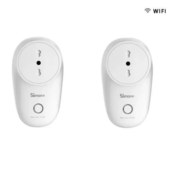 Pack de 2 Enchufes WiFi Sonoff S26 R2 4000W/16A