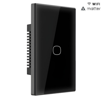 Interruptor WiFi de Pared Sonoff TX Gen2 de 1 Canal con Matter Color Negro
