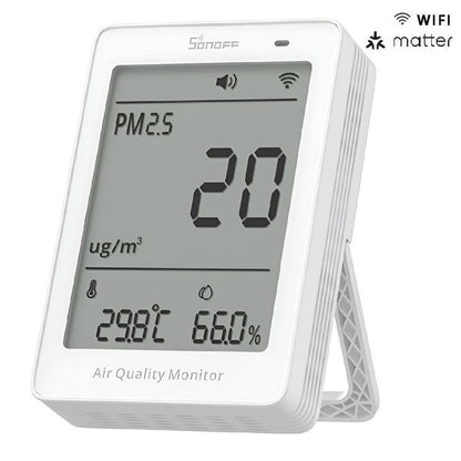 Monitor de Calidad del Aire PM2.5/PM10 WiFi Matter - Sonoff AirGuard SAWF-07P