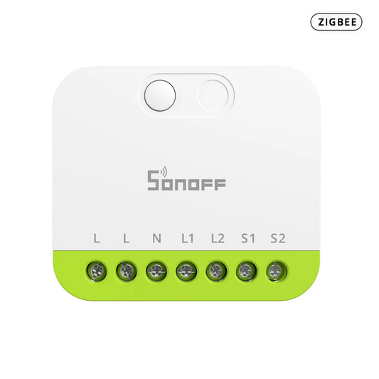 Interruptor Inteligente Zigbee Sonoff Mini DUO Dos Canales con Neutro - MINI-ZB2GS