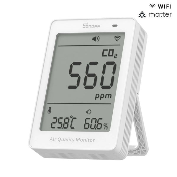 Monitor de Calidad del Aire CO2 WiFi Matter - Sonoff AirGuard SAWF-08P