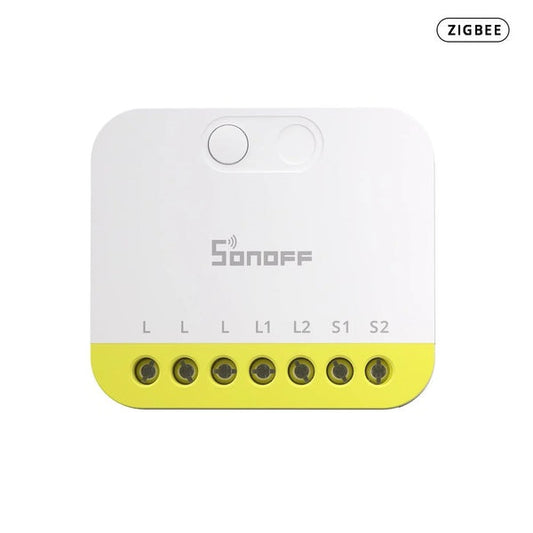 Interruptor Inteligente Zigbee Sonoff Mini DUO-L Dos Canales Sin Neutro – MINI-ZB2GS-L