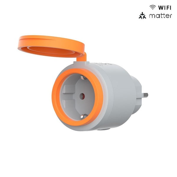 Enchufe WiFi Sonoff S61s 16A para Exteriores con Monitoreo de Energía (Compatible con Matter)